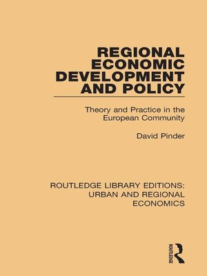 cover image of Regional Economic Development and Policy